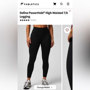 Fabletics Define Powerhold High-Waisted 7/8 Legging